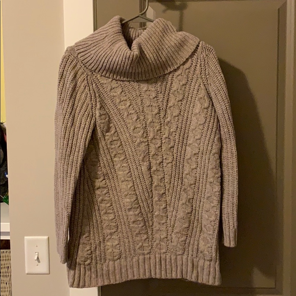 Warm, cable knit sweater
